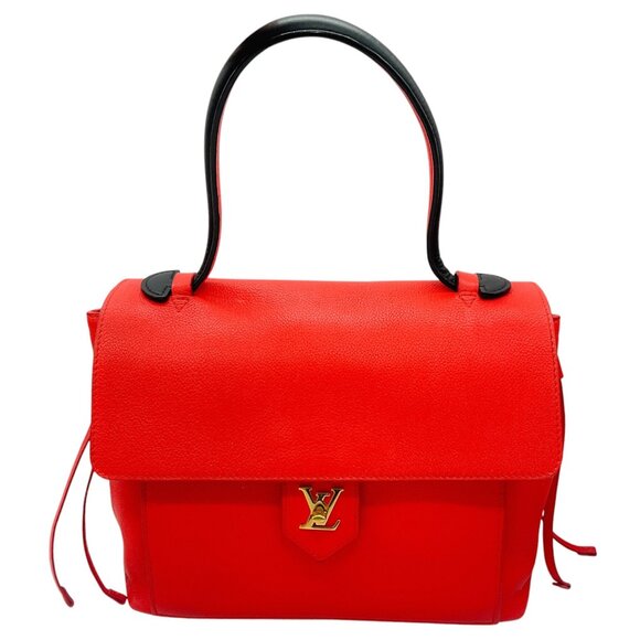 Louis Vuitton Rubis Cruise 2015 Pebbled Leather Lockme PM Tote Bag - Picture 1 of 15